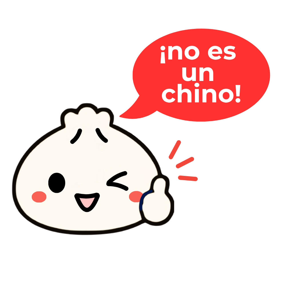 Personaje dumpling de Es un Chino dando aprobación